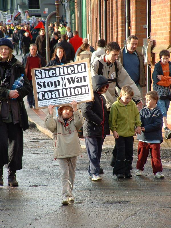 Sheffield Anti-War Demonstration