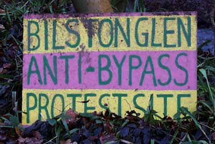 Bilston Wood- Anti Road Protest Camp near Edinburgh