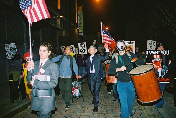 Pics. Anti-War Protests at the CBI