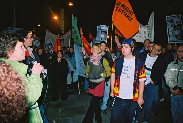 Pics. Anti-War Protests at the CBI