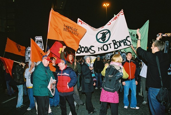 Pics. Anti-War Protests at the CBI