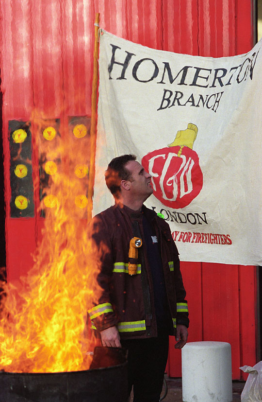 Firefighters Strike and Solidarity with NUT & UNISON London demo