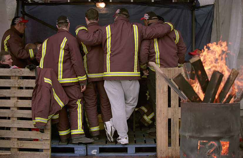 Firefighters Strike and Solidarity with NUT & UNISON London demo