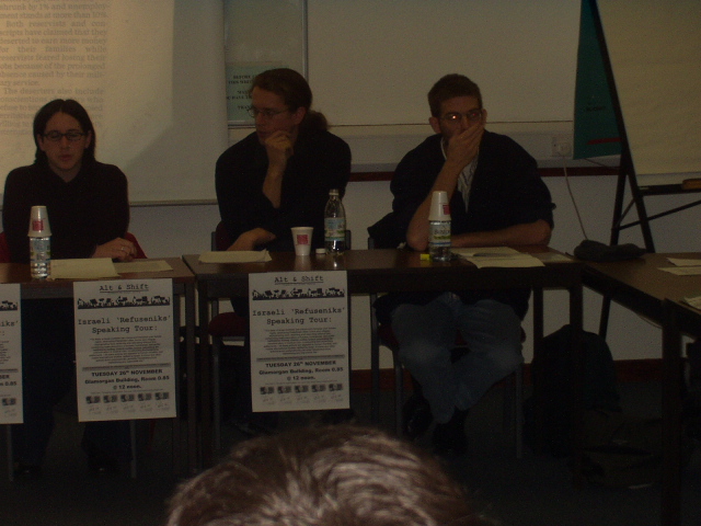 Refuseniks talk un Cardiff