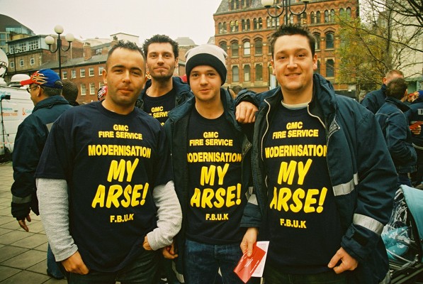 pic. Manchester FBU members definitive opinion on Modernisation