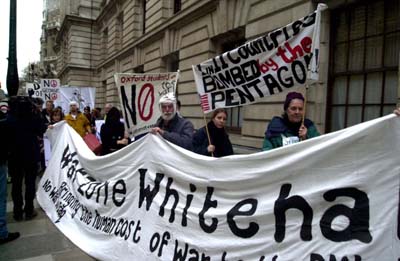 Peace protest Whitehall