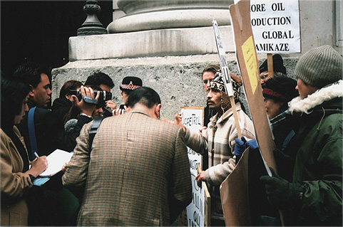 Peru:Stop Killing The Forest.President's Trade Visit to London Dogged By Protest