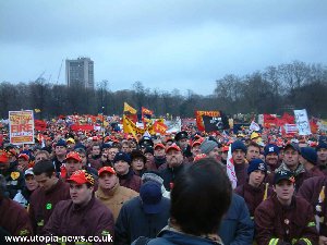 Dec 7: London National demo to support the firefighters 2