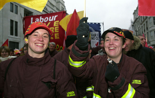 Firefighters Demo Pix 7/12/02