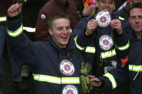 Firefighters Demo Pix 7/12/02