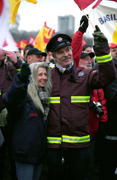 Firefighters Demo Pix 7/12/02