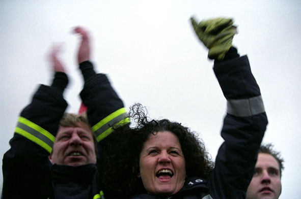 Firefighters Demo Pix 7/12/02