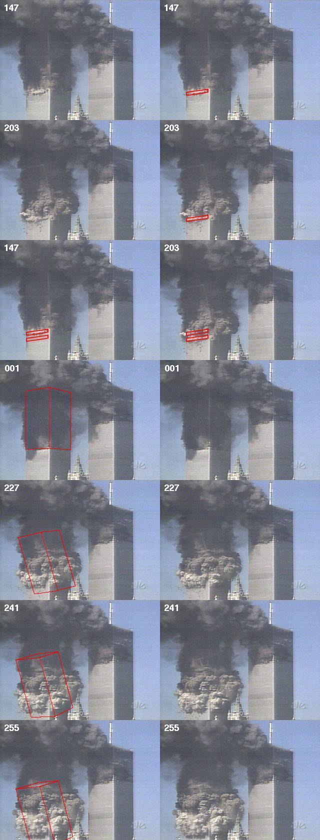 EVIDENCE OF EXPLOSIVES IN THE SOUTH WTC TOWER COLLAPSE.