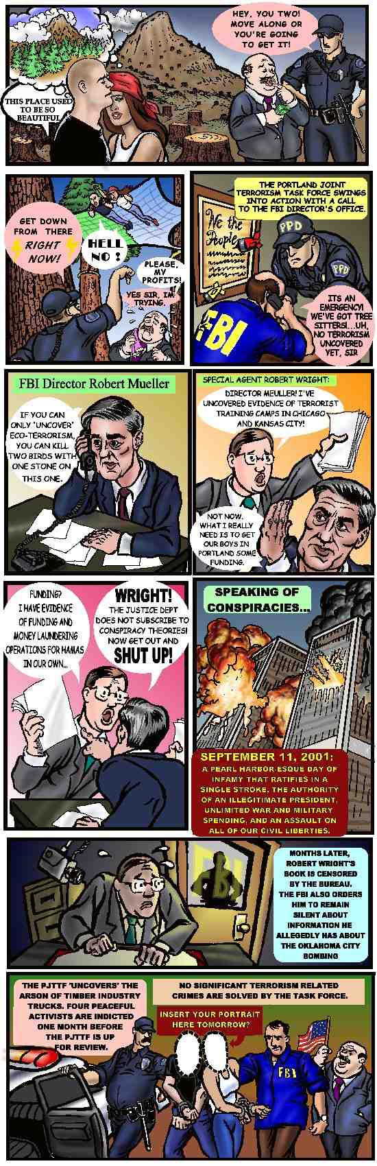 Portland Indymedia(USA) Reports on FBI Frame Up