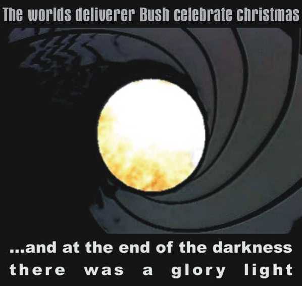 The Bush administration celebrate Christmas