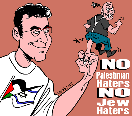 No Jew AND Palestinian haters (by Latuff)