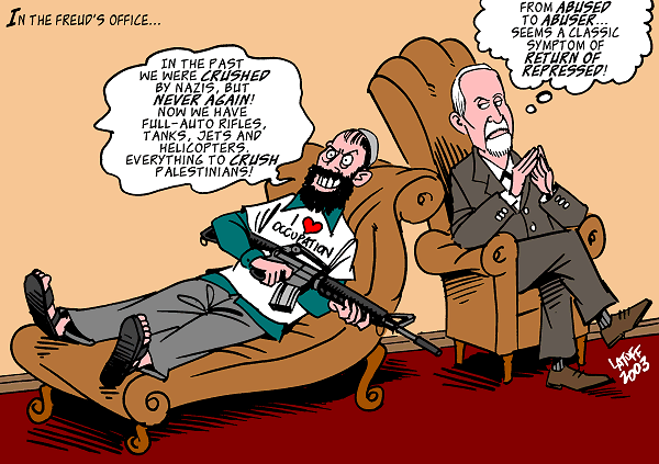 Israel: from abused to abuser (by Latuff)