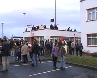 Anti War demo Shannon Ireland