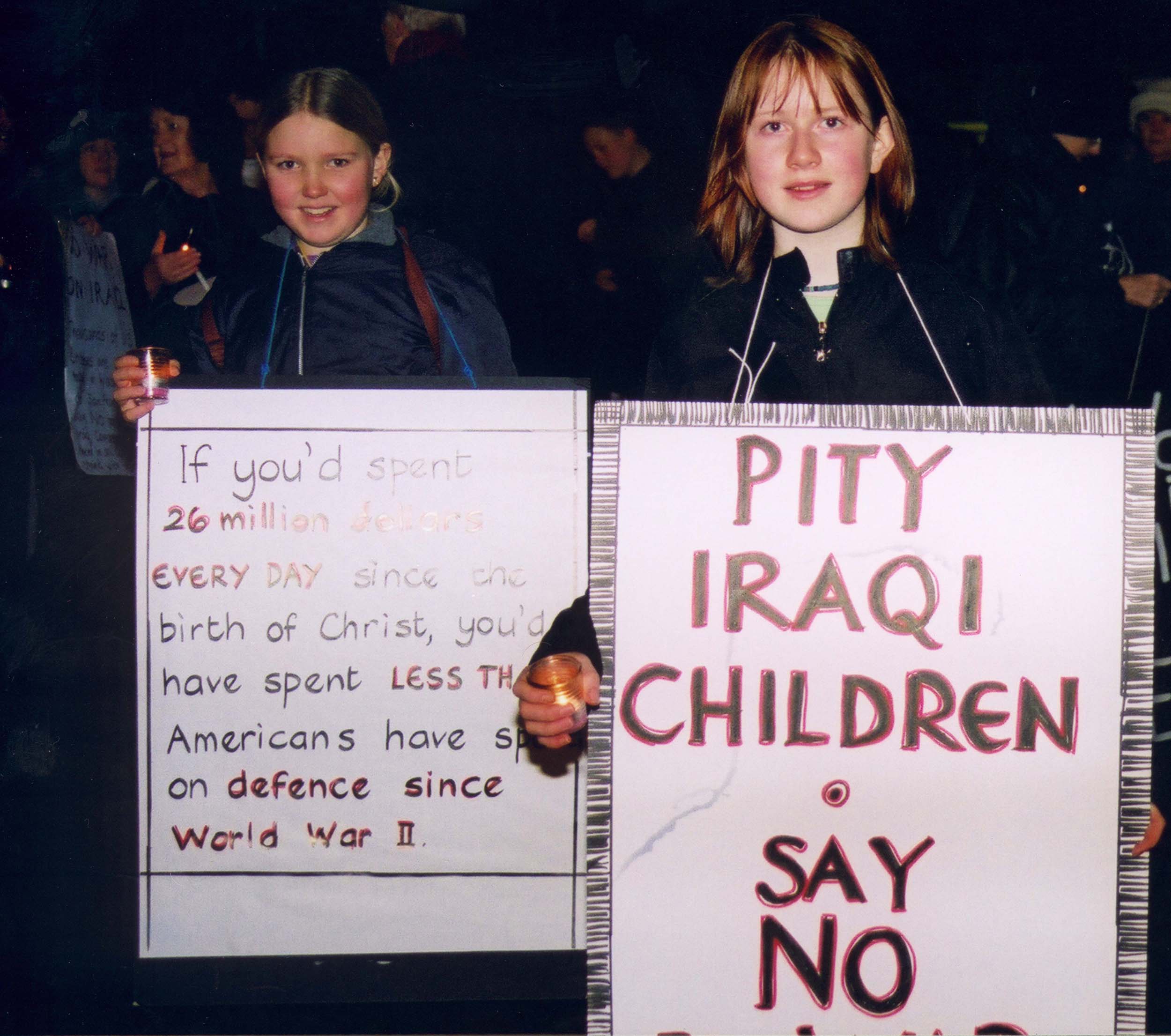 Over 100 at Peace Vigil in Cambridge