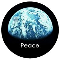 Free Earthrise Peace button