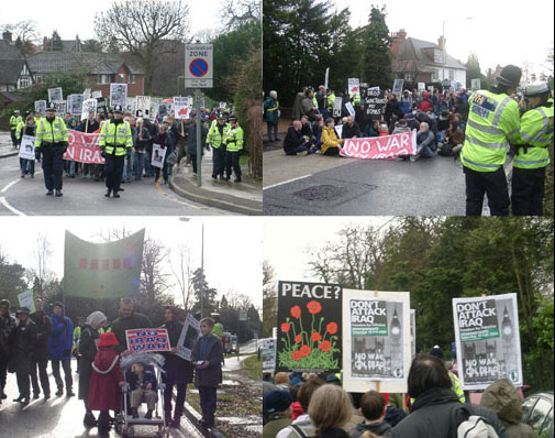More pics from Northwood Blockade