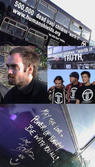 Picture - Human Shields leave London