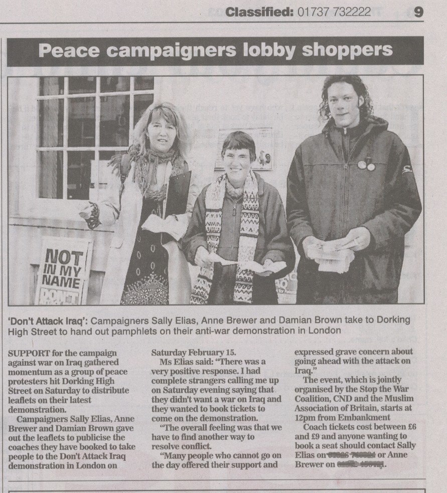 Stop the War (Dorking)