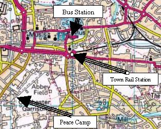 Peace camp to be at barracks in Colchetser