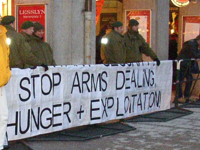 Munich: fotos from the demonstration on friday