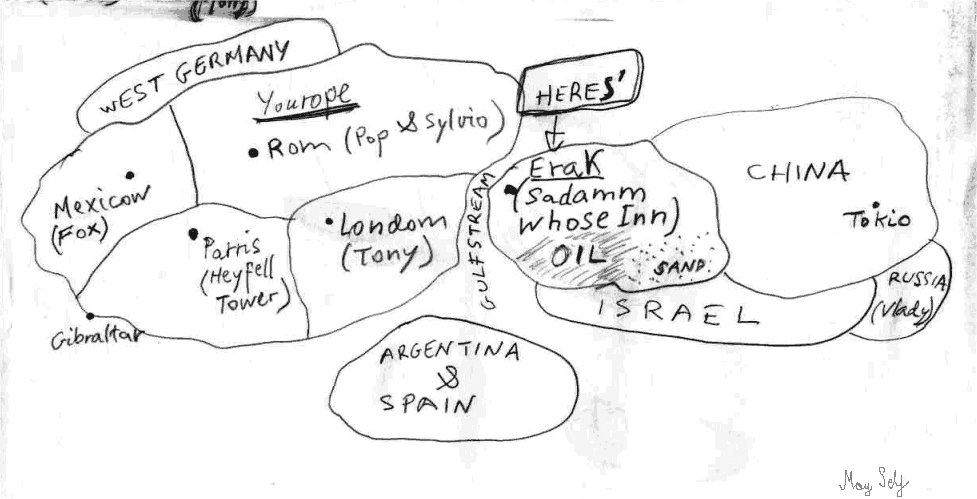 Secret map of the war