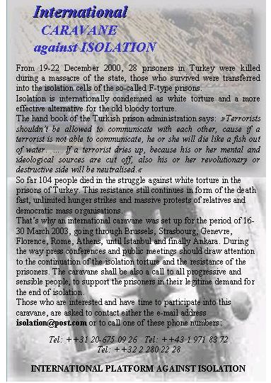 Caravane against Isolation