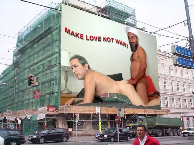 Bush and Bin Laden get it on