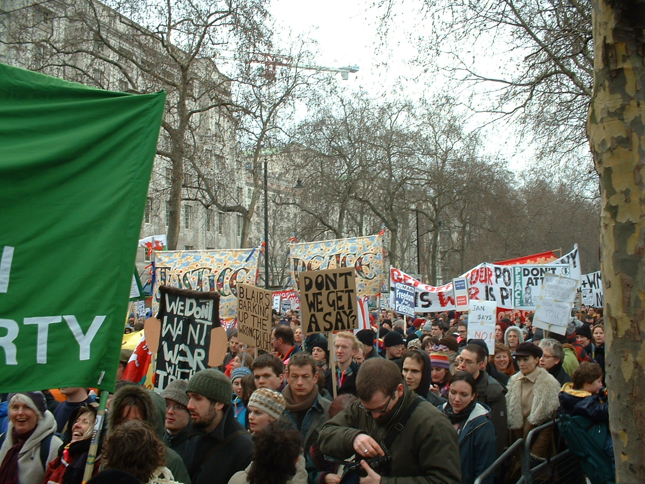 Stop the War National demo London 15/02/03