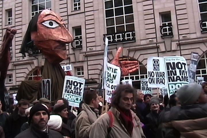 Photos - Picadilly Circus 15 Feb 2003