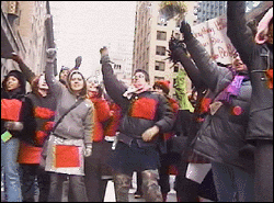 New York City says "No War!"
