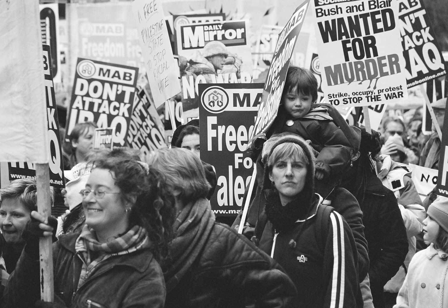 Photographs of Anti-war Demo - London