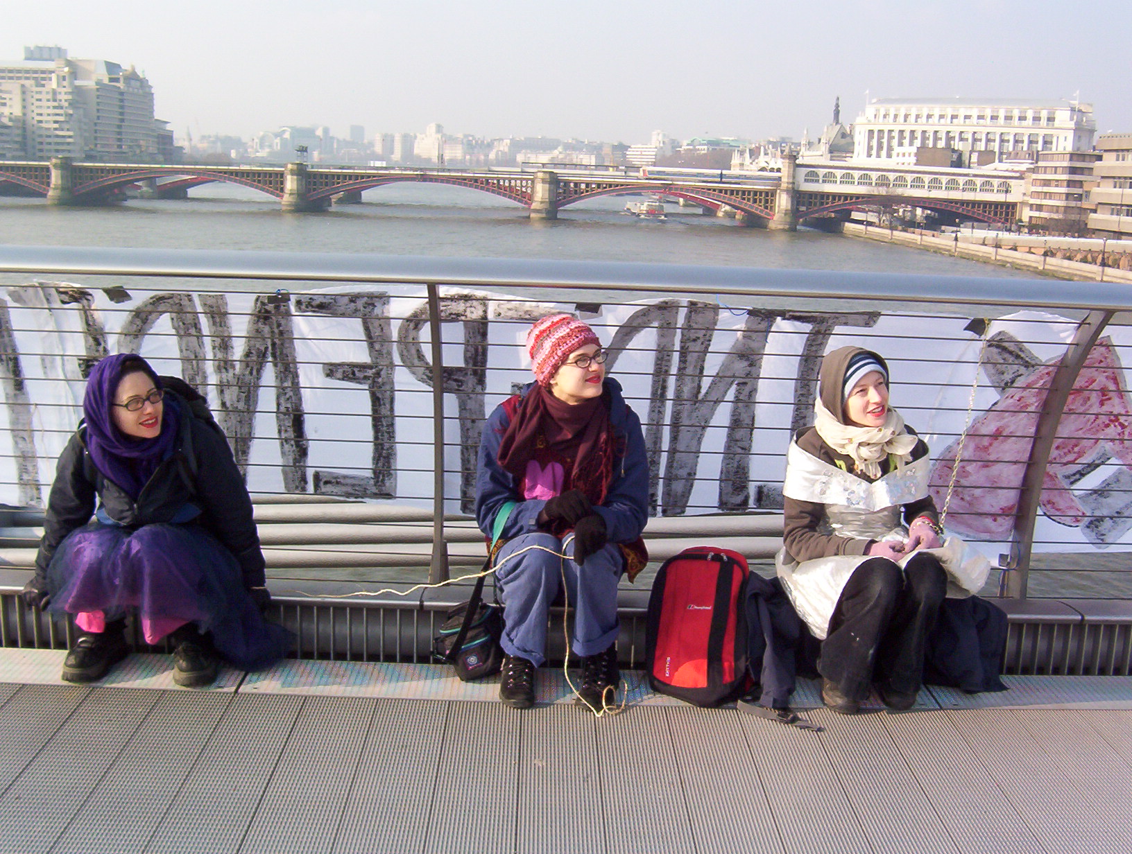 valentine's day women's anti-war action!