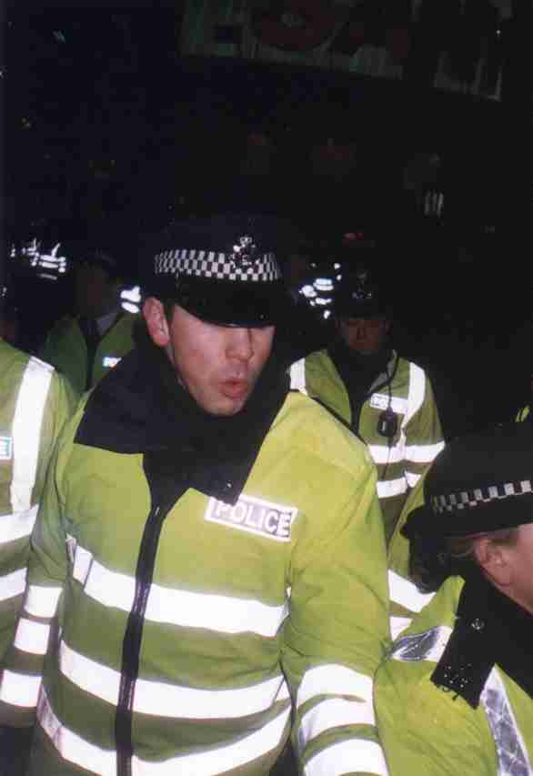 Pics of Rhythm Of Resistance sambaing at London F15 protest