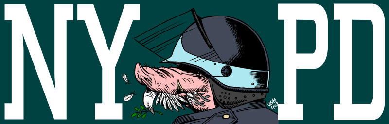 Tribute to NYPD (by Latuff)