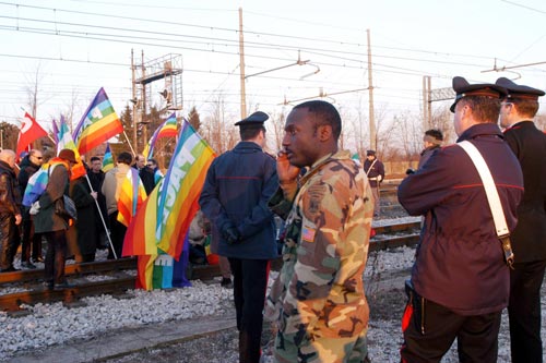 Stopping the american army transports in Ital
