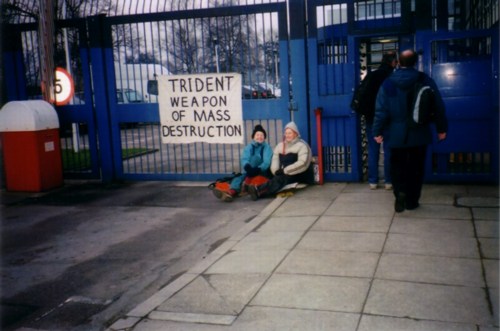peace activists close Trident refit factory