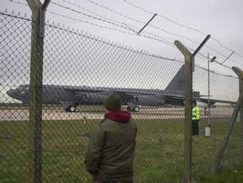 B52 peacewatch at Fairford