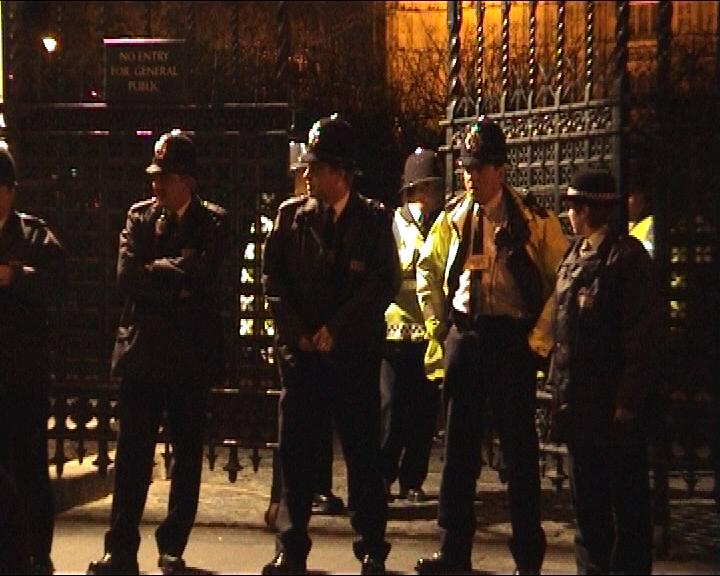 images from UK Parliment Blockade 3/3/03