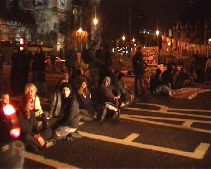 images from UK Parliment Blockade 3/3/03