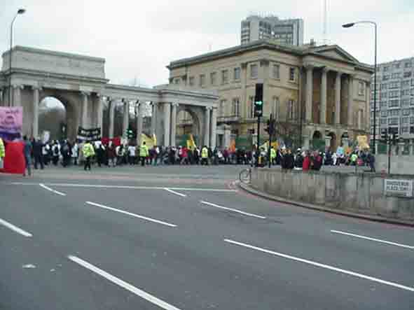 Pictures from the Women's Day demo in London