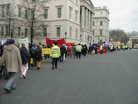 Pictures from the Women's Day demo in London