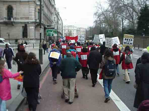 Pictures from the Women's Day demo in London