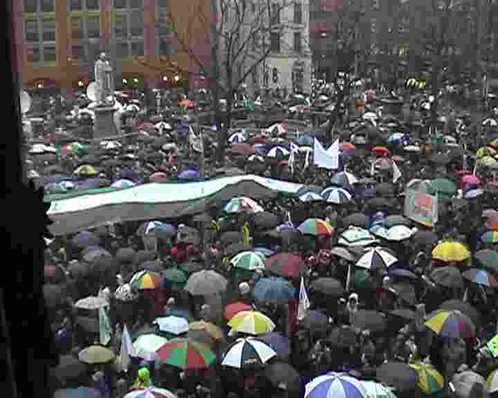 Stills from Manchester Demo, 8th March