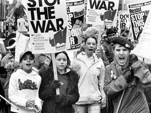 London and Nottingham 'Stop the War': Photography