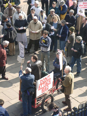 Worcester marches against war (saturday)